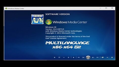 Installazione Windows Media Center v1.2 per Win 8.1-10 Multi (32-64 Bit) All Senza Product key