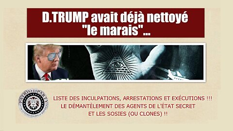 USA/ D.TRUMP.Listing des arrestations "Nettoyage du marais" et exécutions... (Hd 1080)