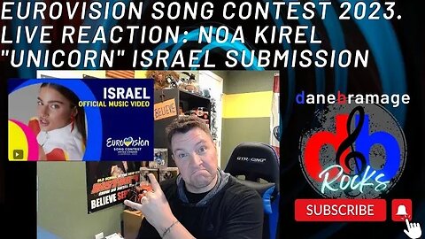 I react to Noa Kirel "Unicorn" - Israel EuroVision song contest 2023 submission.