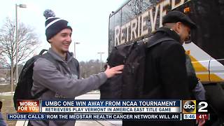 UMBC one win away from NCAA Tournament