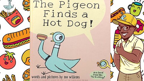 👓Read with Mr. Phishy! | 🐦The Pigeon Finds a Hot Dog! | 🎶Animation & Music!