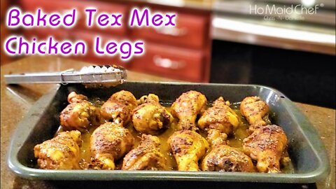 Baked Tex Mex Chicken Legs | Dining In With Danielle