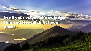 Proverbs 3:5-6 [Lyric Video] - Scripture Memory Song - The Bible Song