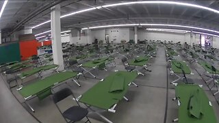 First look inside emergency shelter at National Western Complex