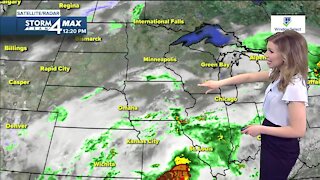 Moisture moves in Wednesday