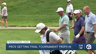 Players get final preps in for Rocket Mortgage Classic