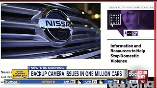 Nissan recalls 1.23 million vehicles due to faulty backup cameras