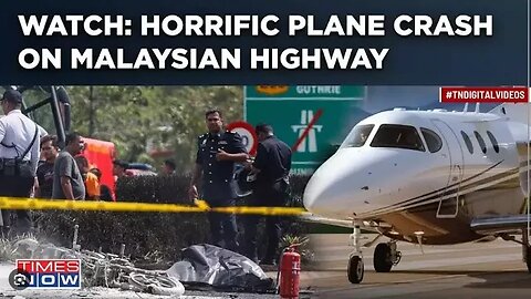 10 KILLED in Jet Crash on Road!