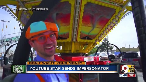 YouTube star Blippi sends impersonator on tour