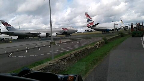 Aeroplane Graveyard Somewhere In Gloucestershire.