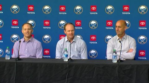 WATCH: Buffalo Sabres GM Kevyn Adams talks NHL Draft