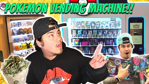 POKEMON VENDING MACHINE FOUND AT THE MALL! (Real Or Fake??)