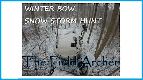 BOWHUNTING: Winter Storm Bow Hunt