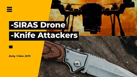 FLIR SIRAS Drone, Canada Manhunt for Stabbing Suspects