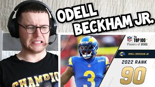 Rugby Player Reacts to ODELL BECKHAM JR (Cleveland Browns, WR) #90 NFL Top 100 Players in 2022