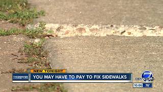Denver to host sidewalk repair town hall, homeowners will be slapped with repair bills