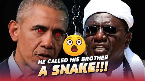 Barack Obama's Brother Malik Obama Speaks Out "He's sold his soul to the Devil".