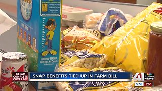 SNAP benefits tied up in farm bill