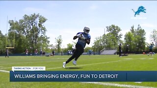 Jamaal Williams bringing fun and energy to Lions