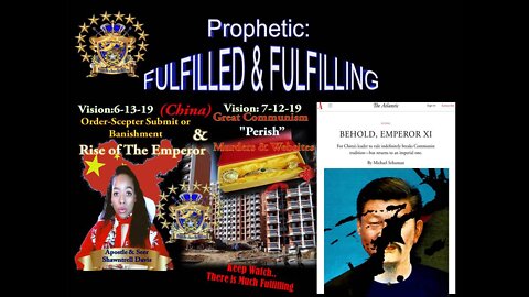 #Fulfilled&Fulfilling Prophesy- Rise Of The Emperor #XI #Emperor Spiritually- Unto Manifestation *Link Below*