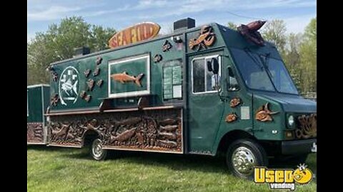 CUSTOM Gorgeous 25' Diesel Chevrolet Fully Loaded Kitchen Food Truck + Matching Storage Trailer