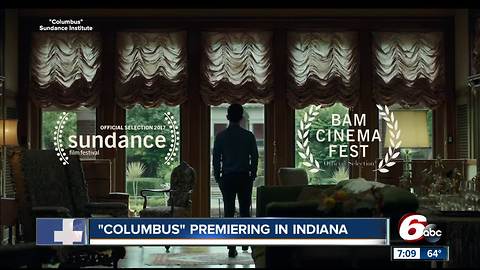 "Columbus" premiering in Indiana