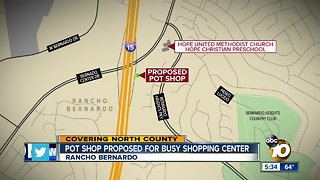 Pot shop proposed for Rancho Bernardo shopping center