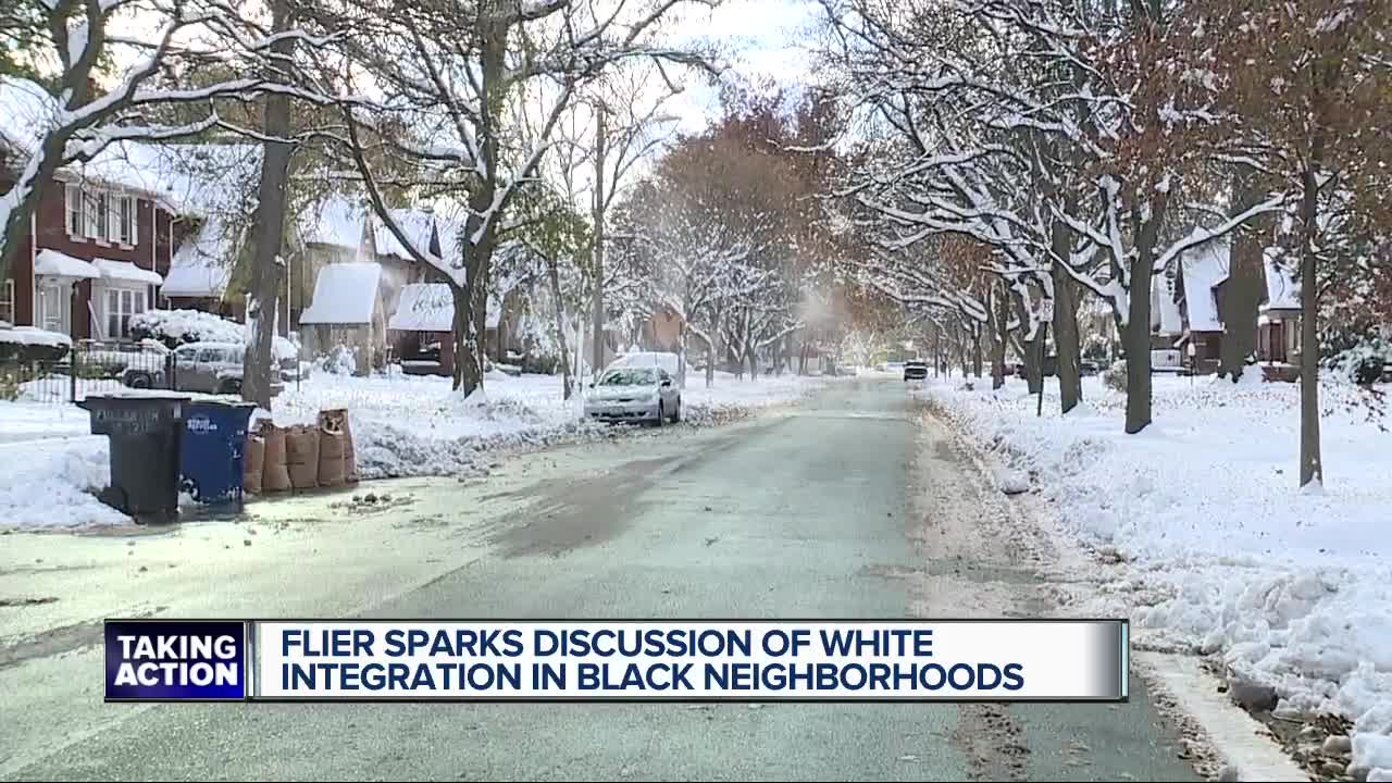 Flyers about 'white integration' distributed in historic Detroit neighborhood stirs controversy