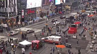 Increased Policing In Times Square Amid Search For Shooting Suspect