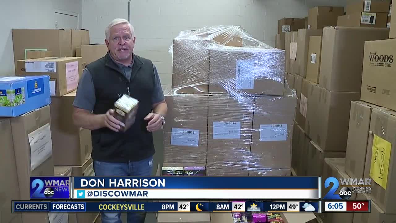 Largest tobacco bust in the history of the Maryland Comptroller's office