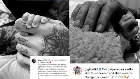 Gigi Hadid OFFICIALLY A Mom! Welcome Baby Girl On Instagram With Boyfriend Zayn Malik!