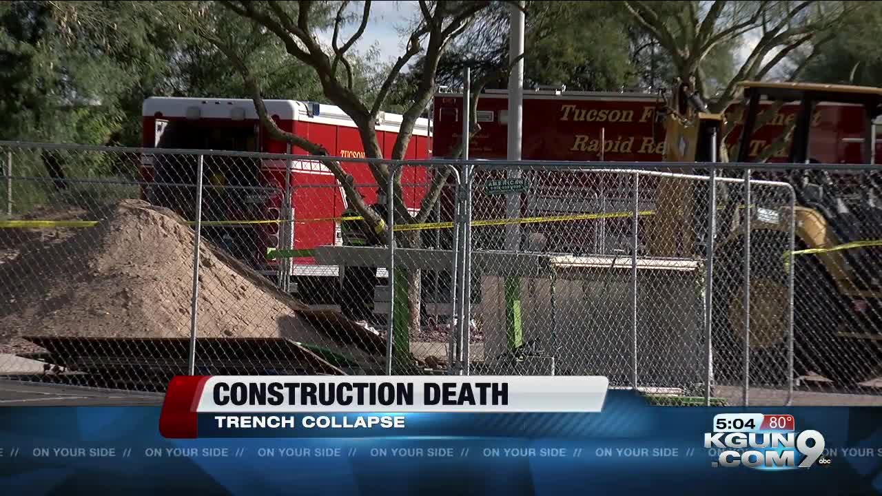 Trench collapse victim fell into trench, says relative