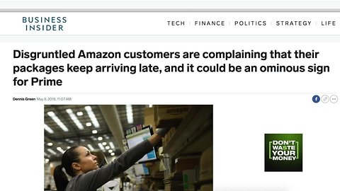 Some Amazon customers complain of delays