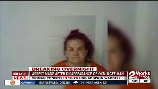 Woman arrested in Okmulgee man's murder and disappearance