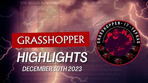 Grasshopper Highlights - December 10th 2023