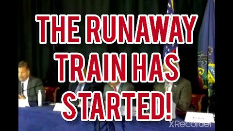 THE RUNAWAY TRAIN HAS STARTED!