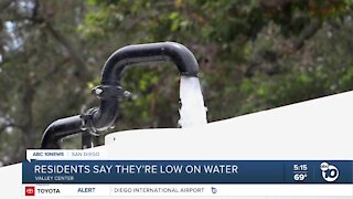 Residents blame SDG&E project for low water supply