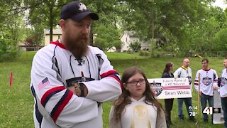 Veteran, daughter building home with Habitat for Humanity