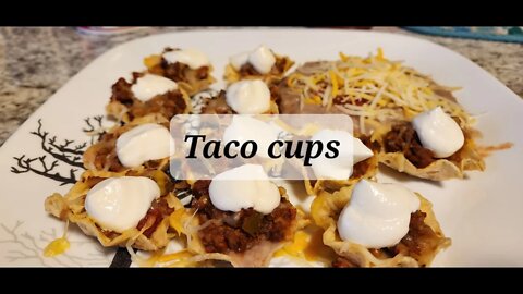 Taco cups #tacos