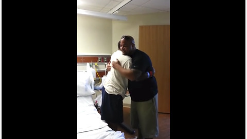 Father dying of lung cancer meets his son for the first time
