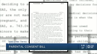Florida bill could require parental consent for abortion advances