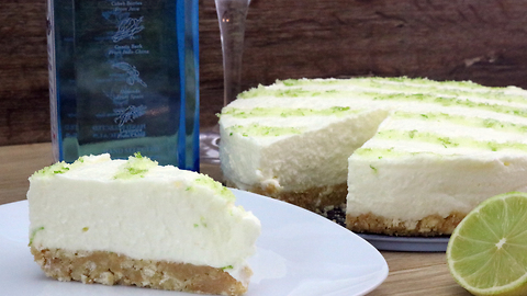 Delicious gin & tonic cheesecake recipe