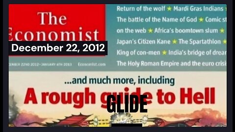 The Economist (2012) False Flag Set-Up: The Rothschilds Predicted Israel vs Hamas and World War III