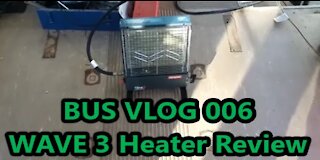 Shortbus Conversion to RV, Using the Wave 3 Propane Heater