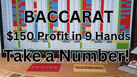 Baccarat Play 01022024: 3 Strategies, 2 Bankroll Management Each. Baccarat Research