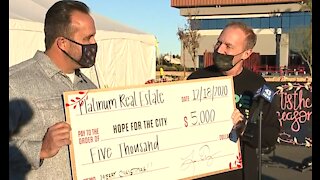 Platinum Real Estate makes donation to Hope For The City