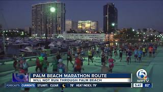 Palm Beaches Marathon won't run through Palm Beach