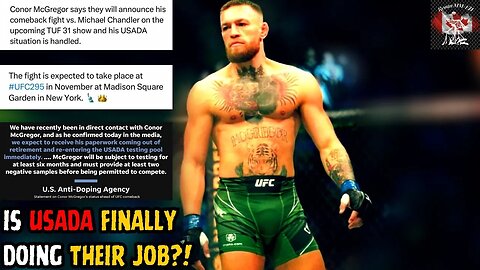 is USADA trying to CATCH Conor Mcgregor?!