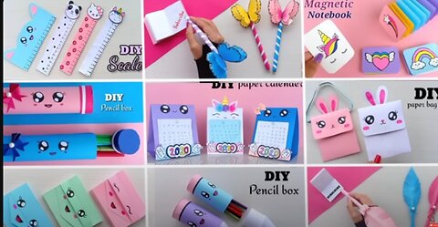 11 EASY CRAFT IDEAS | School Craft Idea/ DIY Craft/ School hacks/ Origami craft/paper mini gift idea