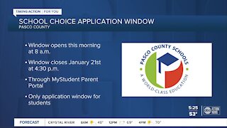 Pasco County school choice applications open Thursday